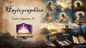 Hagiographies: False Quotes #1